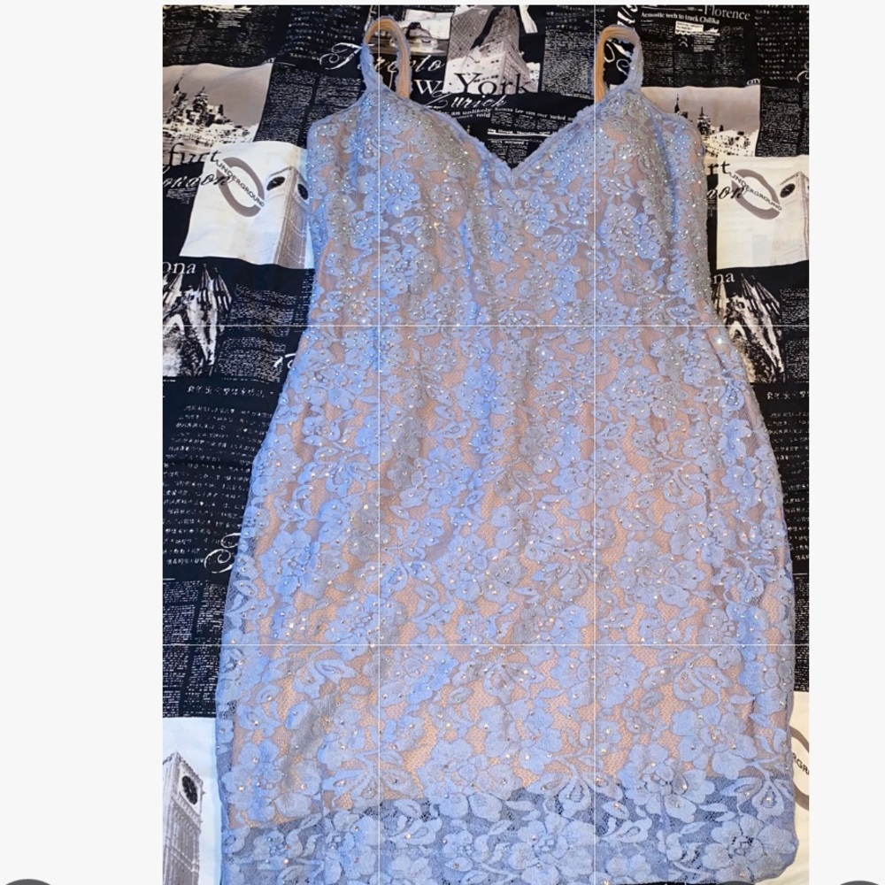 Jovani Light Blue Dress